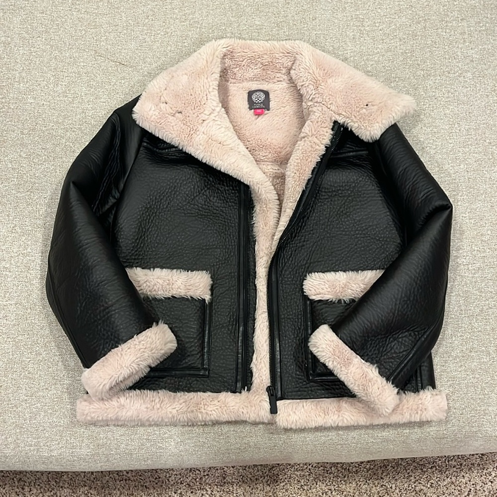 Vince Camuto faux leather jacket